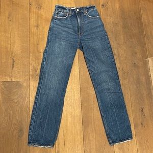 Abercrombie & Fitch Blue Straight Leg Jeans